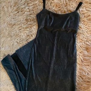 Grey sleek dress